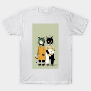 Purrfectly Human: Cats in Disguise T-Shirt